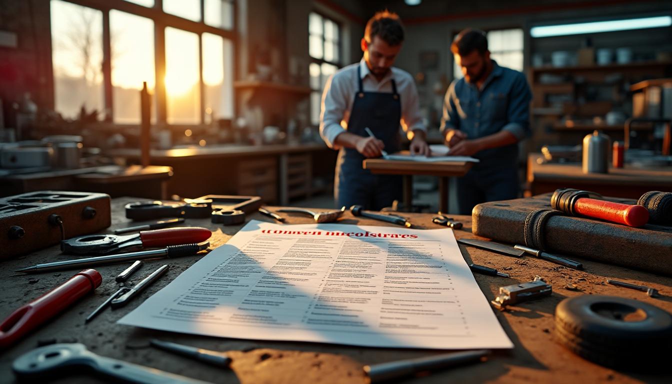 Les erreurs à éviter lors de la rédaction d’une fiche de réparation en atelier