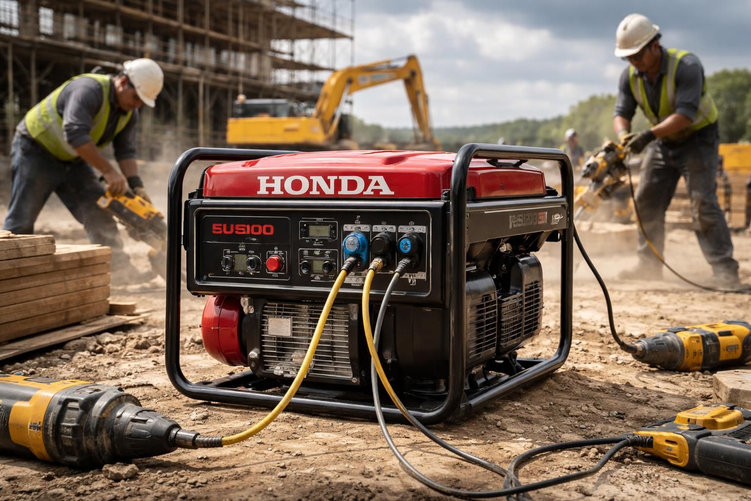 découvrez le groupe électrogène 5000w honda, la solution puissante et fiable idéale pour les professionnels exigeants. performance et durabilité garanties.