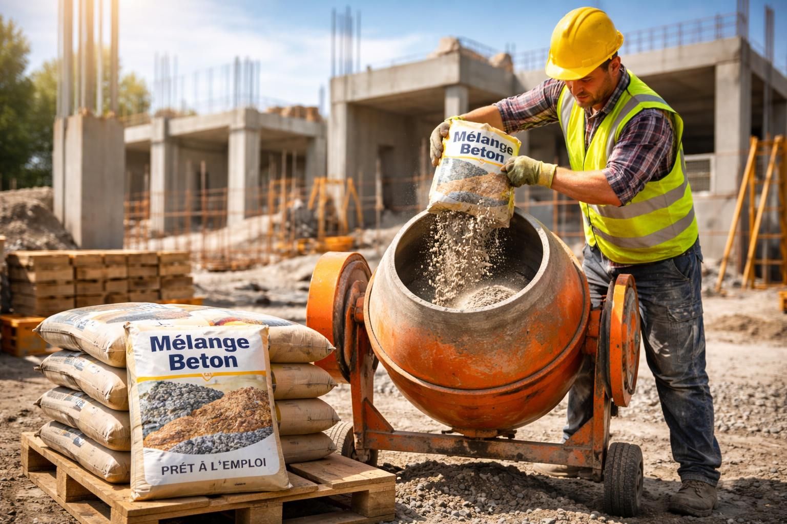 optimisez la qualité et la durabilité de vos chantiers en utilisant un dosage précis du béton avec un mélange sable gravier tout prêt, fiable et facile à appliquer.