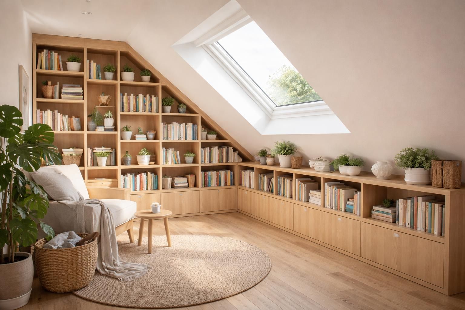 Optimiser ses combles : comment aménager des étagères sous pente